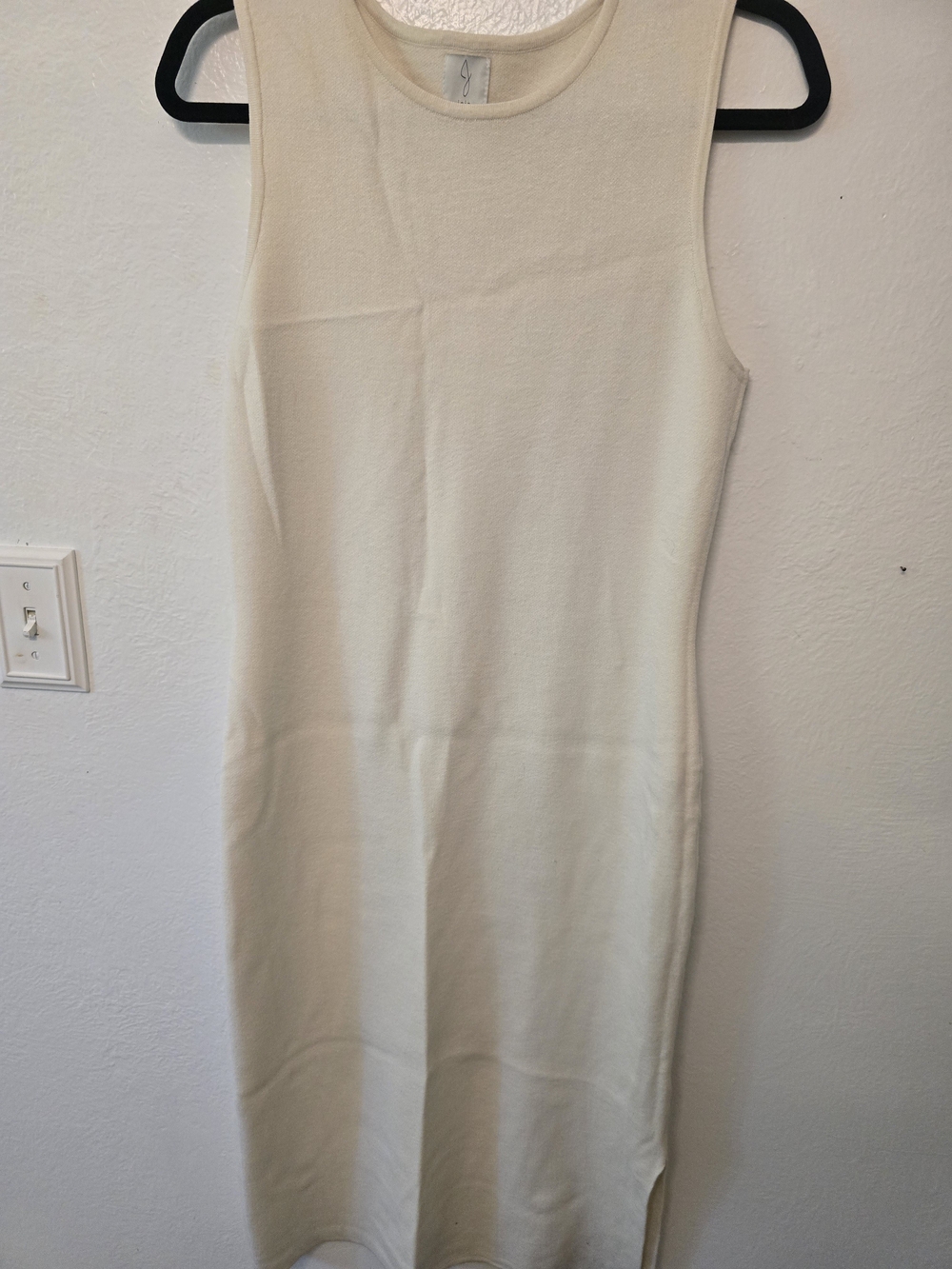 Joie Cream Sleeveless Midi Dress